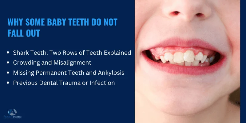 Common Reasons for a Stubborn Baby Tooth