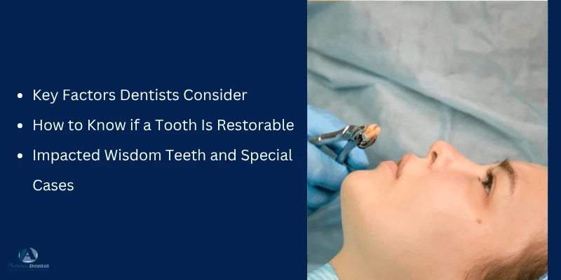 When to Save or Remove a Tooth